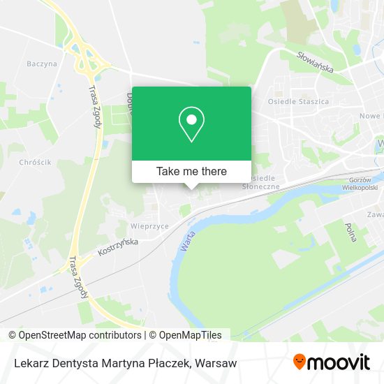 Lekarz Dentysta Martyna Płaczek map