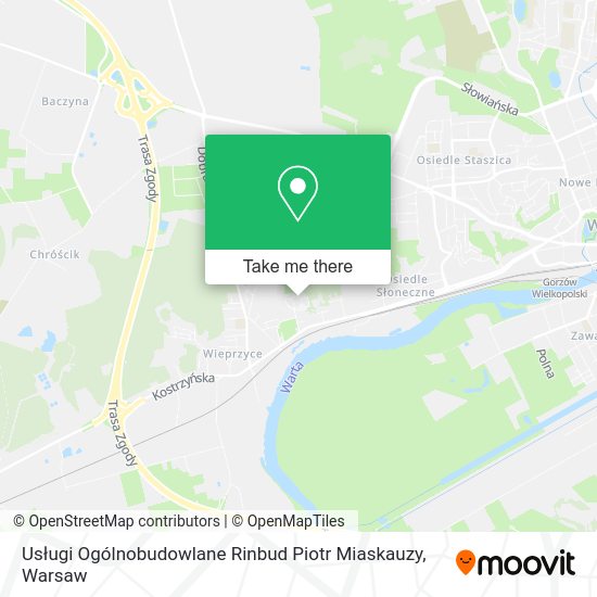 Usługi Ogólnobudowlane Rinbud Piotr Miaskauzy map