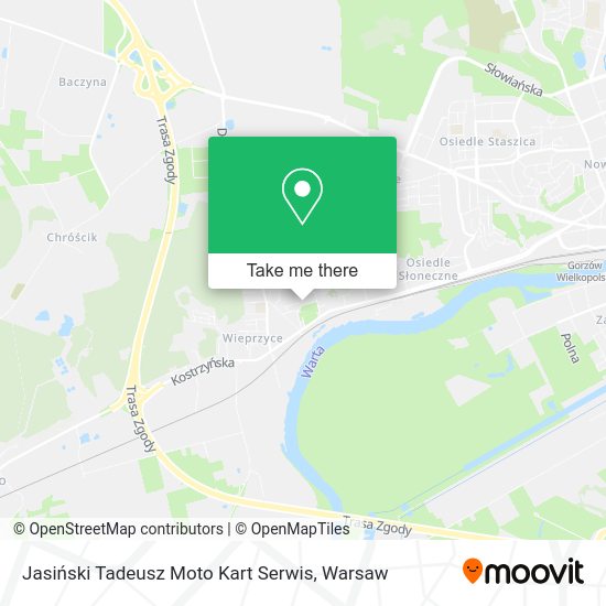 Jasiński Tadeusz Moto Kart Serwis map