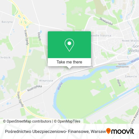 Pośrednictwo Ubezpieczeniowo- Finansowe map