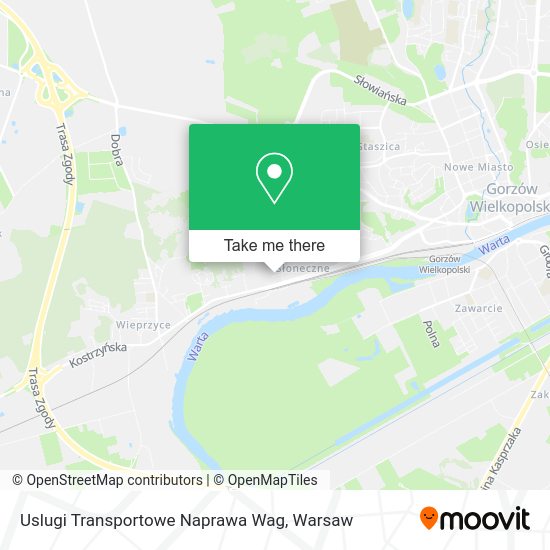 Uslugi Transportowe Naprawa Wag map