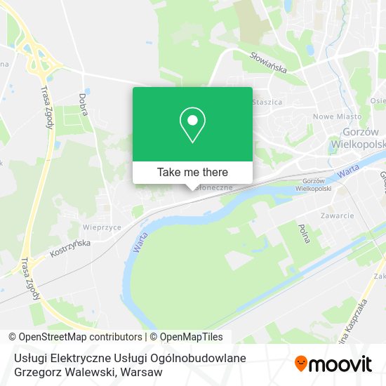 Usługi Elektryczne Usługi Ogólnobudowlane Grzegorz Walewski map