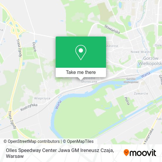 Olles Speedway Center Jawa GM Ireneusz Czaja map