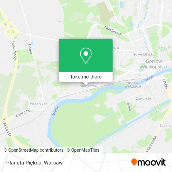 Карта Planeta Piękna