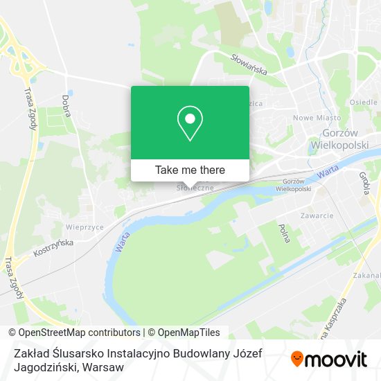 Zakład Ślusarsko Instalacyjno Budowlany Józef Jagodziński map