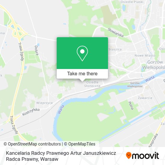 Kancelaria Radcy Prawnego Artur Januszkiewicz Radca Prawny map