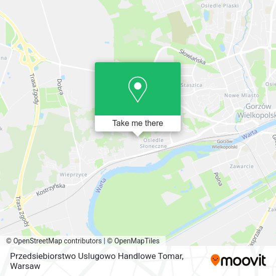 Przedsiebiorstwo Uslugowo Handlowe Tomar map