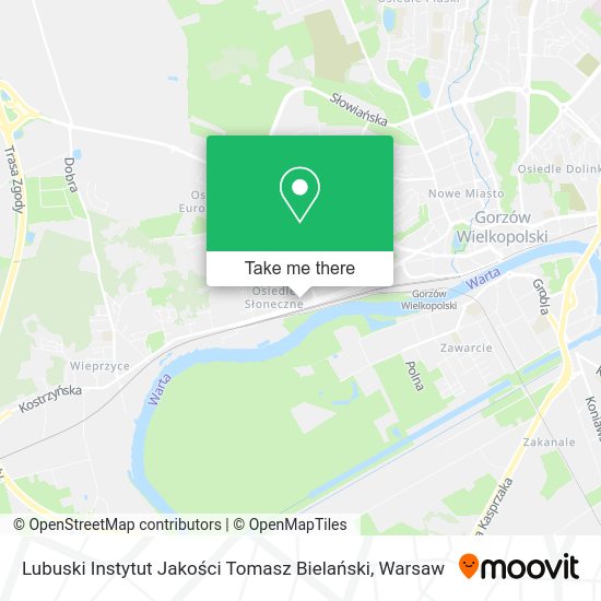 Lubuski Instytut Jakości Tomasz Bielański map