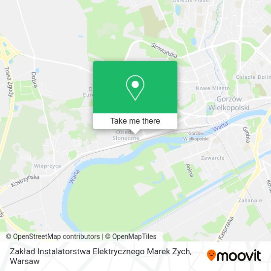 Zakład Instalatorstwa Elektrycznego Marek Zych map