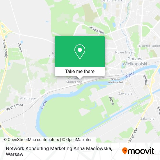 Network Konsulting Marketing Anna Masłowska map