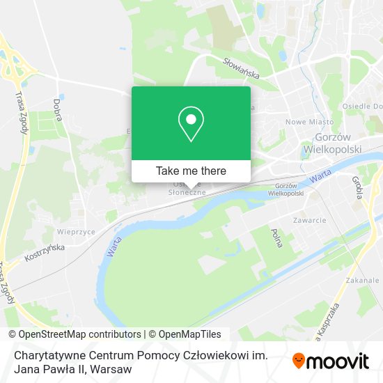 Charytatywne Centrum Pomocy Człowiekowi im. Jana Pawła II map