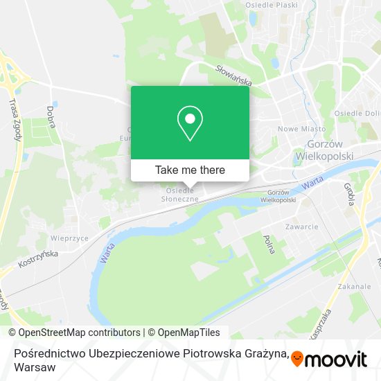 Pośrednictwo Ubezpieczeniowe Piotrowska Grażyna map