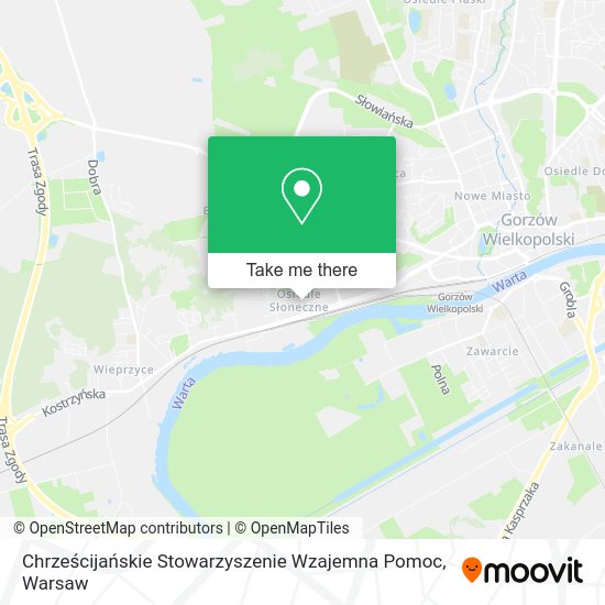 Карта Chrześcijańskie Stowarzyszenie Wzajemna Pomoc