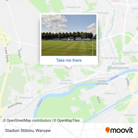 Stadion Stilonu map