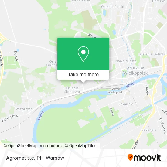Карта Agromet s.c. PH