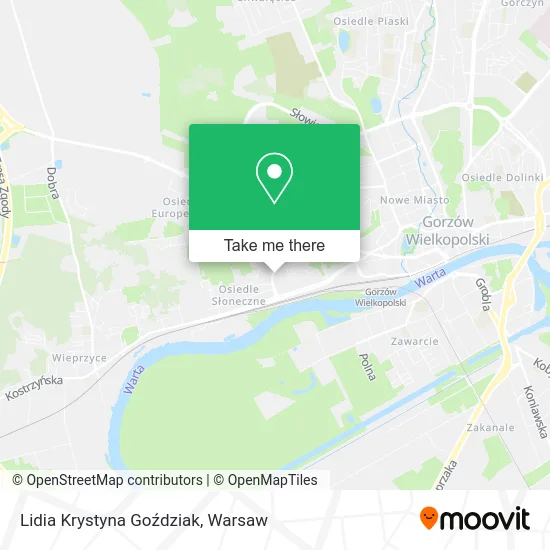Карта Lidia Krystyna Goździak