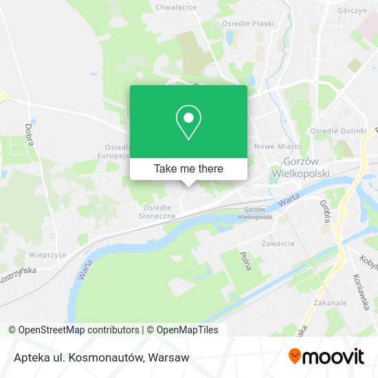 Apteka ul. Kosmonautów map