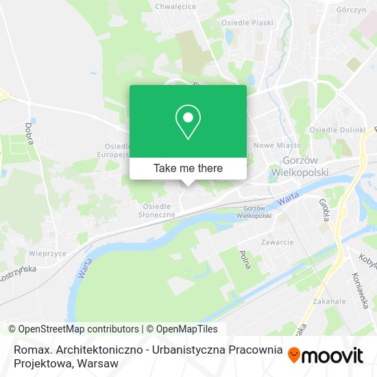 Romax. Architektoniczno - Urbanistyczna Pracownia Projektowa map