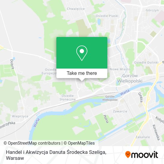 Handel i Akwizycja Danuta Środecka Szeliga map