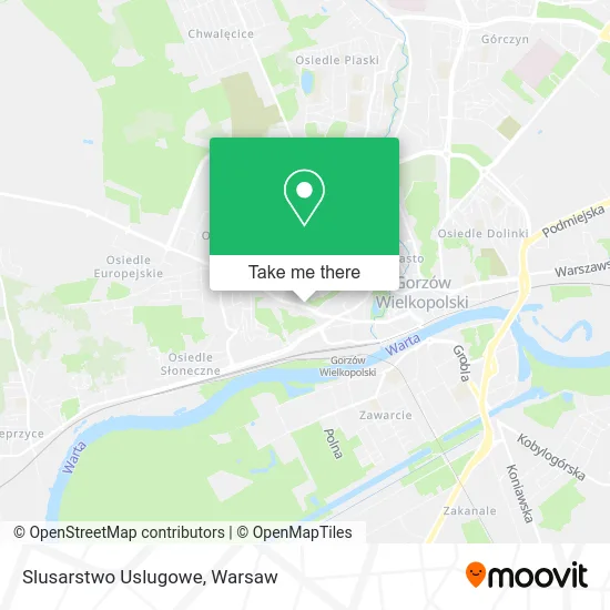 Карта Slusarstwo Uslugowe