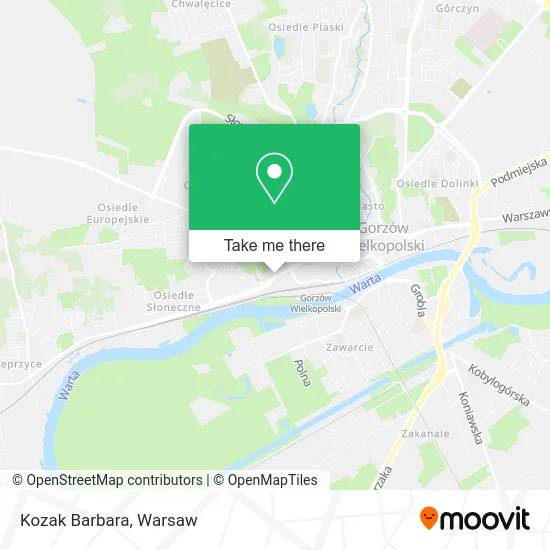 Карта Kozak Barbara