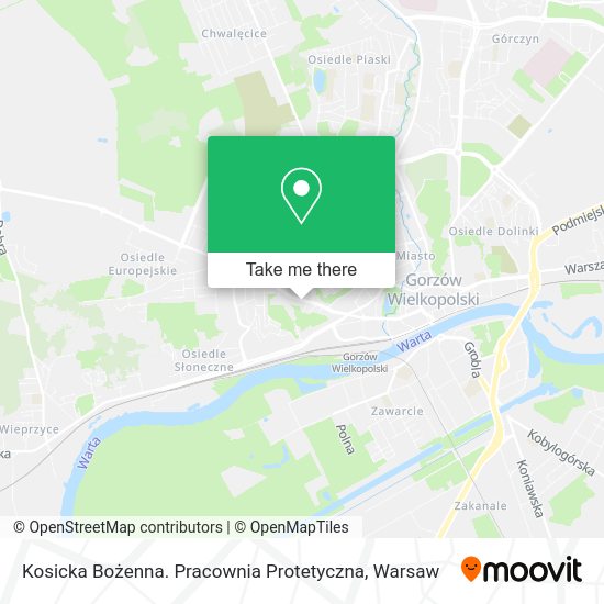 Kosicka Bożenna. Pracownia Protetyczna map