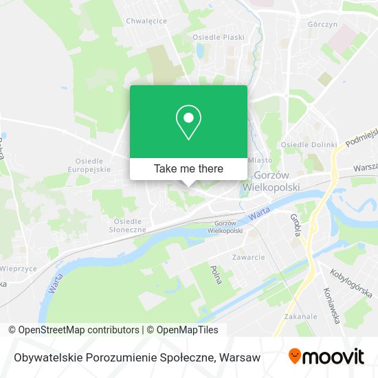 Obywatelskie Porozumienie Społeczne map