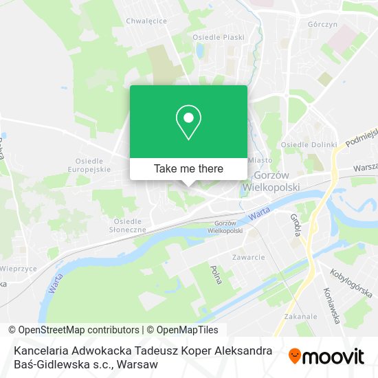 Kancelaria Adwokacka Tadeusz Koper Aleksandra Baś-Gidlewska s.c. map