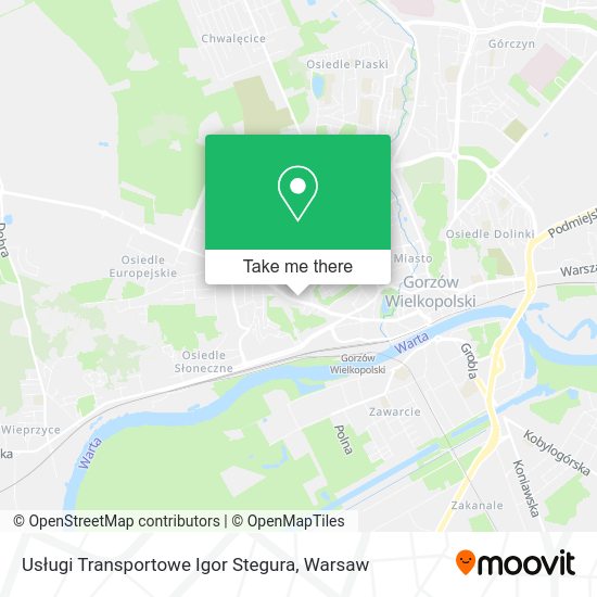 Usługi Transportowe Igor Stegura map