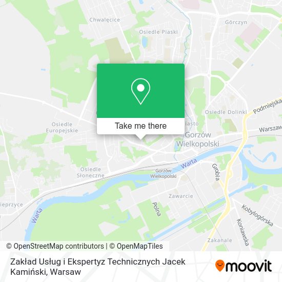 Zakład Usług i Ekspertyz Technicznych Jacek Kamiński map