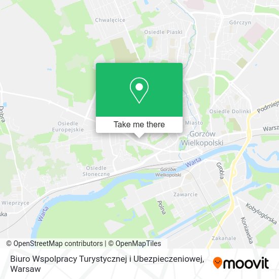 Biuro Wspolpracy Turystycznej i Ubezpieczeniowej map