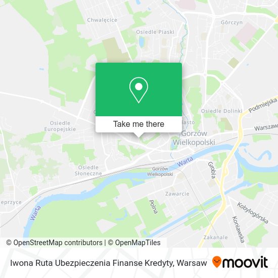 Iwona Ruta Ubezpieczenia Finanse Kredyty map