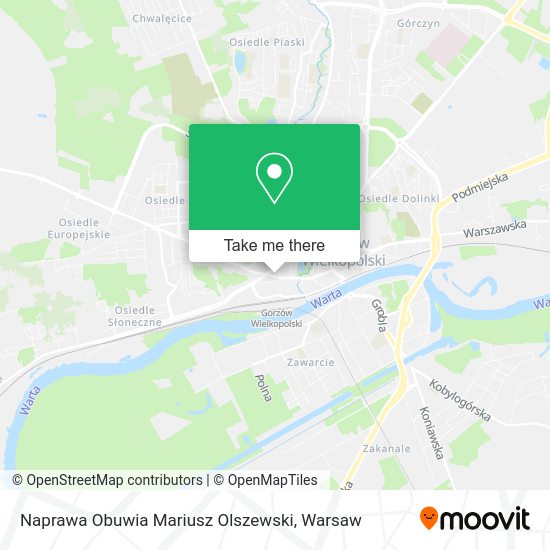 Naprawa Obuwia Mariusz Olszewski map