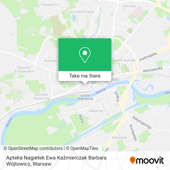 Apteka Nagietek Ewa Kaźmierczak Barbara Wójtowicz map