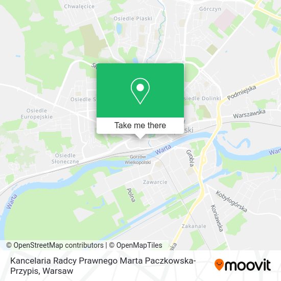 Kancelaria Radcy Prawnego Marta Paczkowska-Przypis map