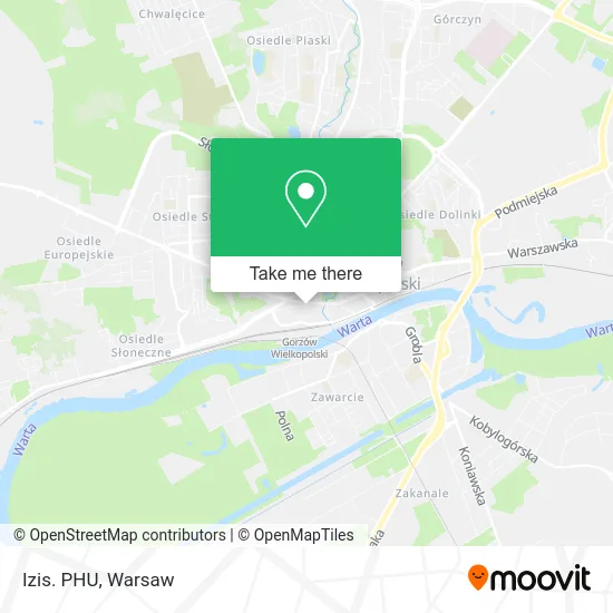 Карта Izis. PHU