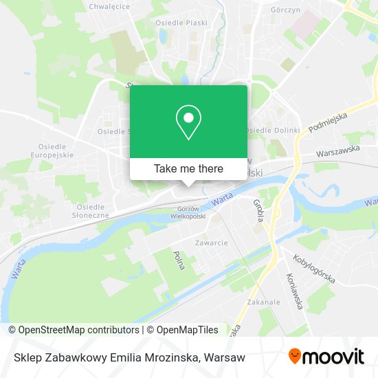 Sklep Zabawkowy Emilia Mrozinska map