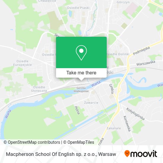 Macpherson School Of English sp. z o.o. map