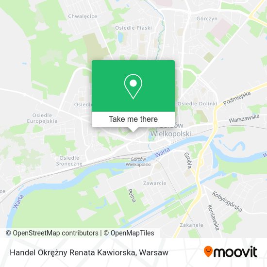 Handel Okrężny Renata Kawiorska map