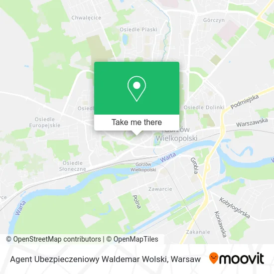 Agent Ubezpieczeniowy Waldemar Wolski map