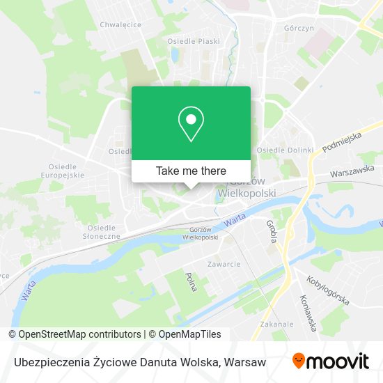 Карта Ubezpieczenia Życiowe Danuta Wolska