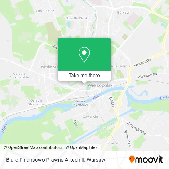 Карта Biuro Finansowo Prawne Artech II