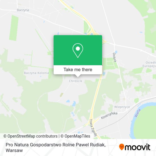 Pro Natura Gospodarstwo Rolne Pawel Rudiak map