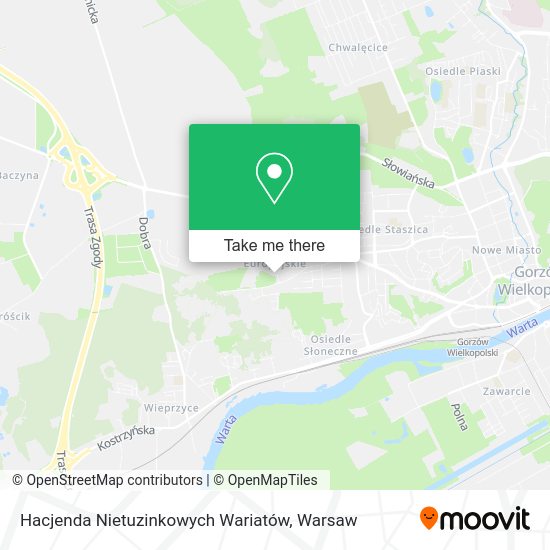 Hacjenda Nietuzinkowych Wariatów map