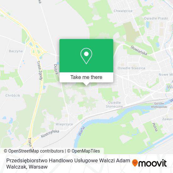 Przedsiębiorstwo Handlowo Usługowe Walczi Adam Walczak map