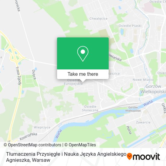 Tłumaczenia Przysięgłe i Nauka Języka Angielskiego Agnieszka map