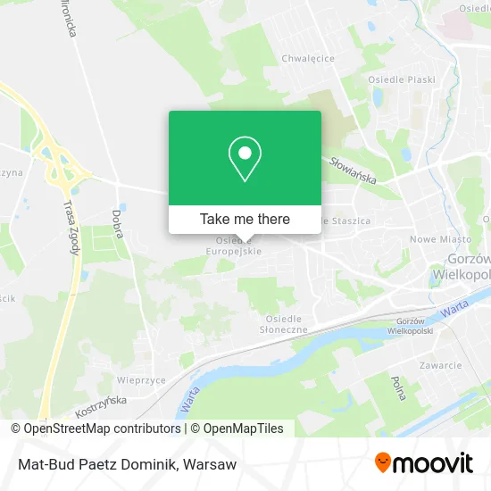 Карта Mat-Bud Paetz Dominik