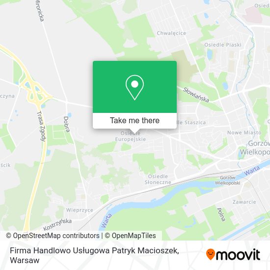 Firma Handlowo Usługowa Patryk Macioszek map