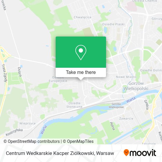 Карта Centrum Wedkarskie Kacper Ziólkowski