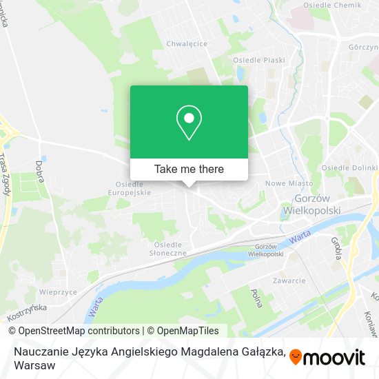 Nauczanie Języka Angielskiego Magdalena Gałązka map